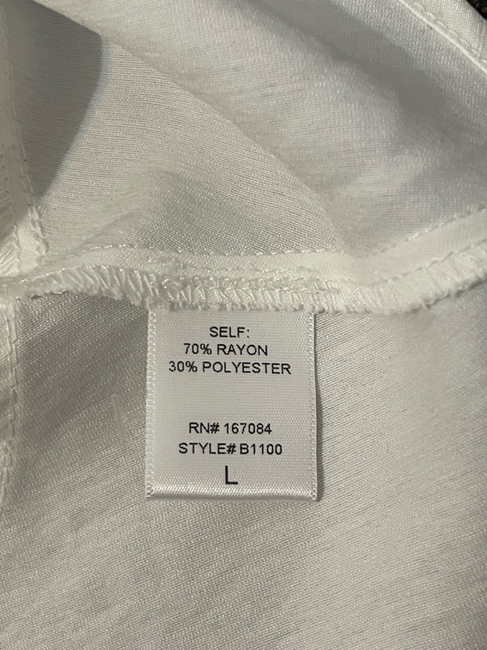 Pomander Place White Button-Down Peplum Shirt - Picture 12 of 12